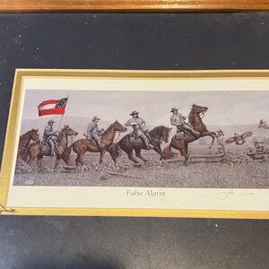 False Alarm Western Art Print